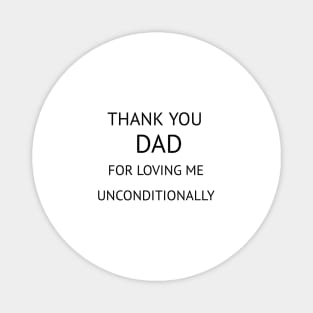 Thank You Dad Magnet